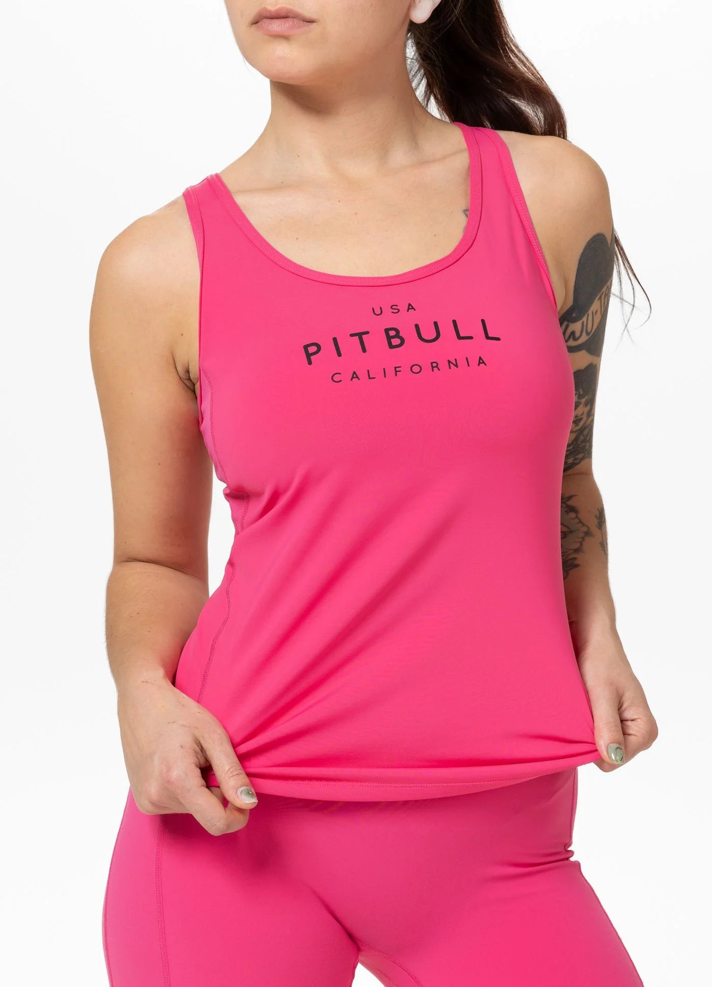 Women's Sports Tank Top AVENIDA - Raspberry